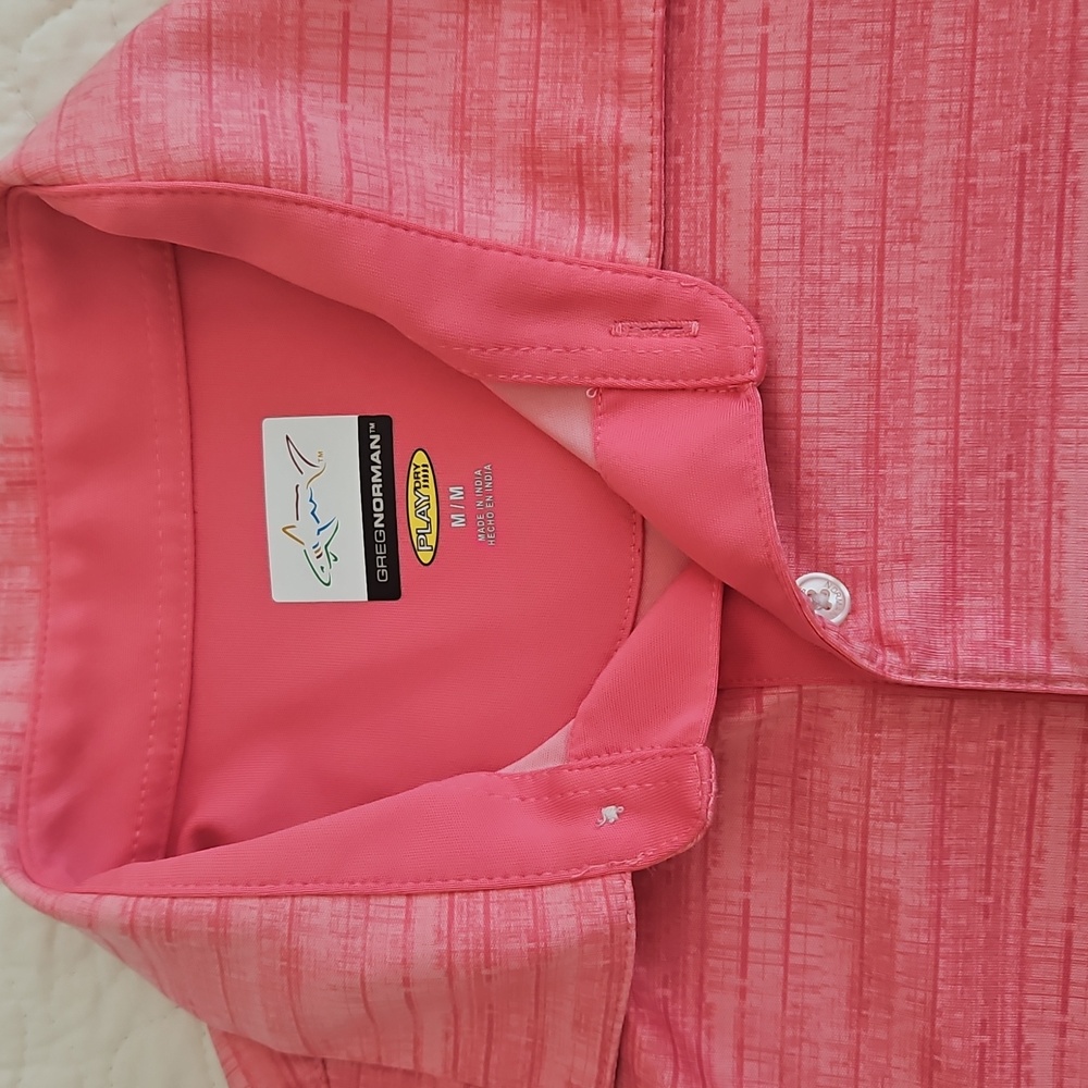 Greg Norman Play Dry Men's Polo Shirt Medium - Picture 2 of 9